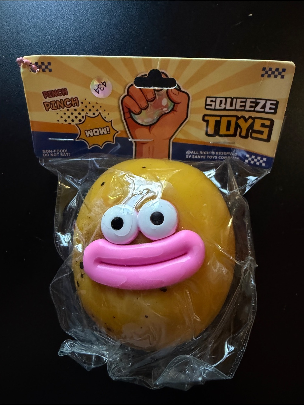 New Squeeze Squishy Toy Potato Head Soft Happy Face Fidget Sensory Tactile